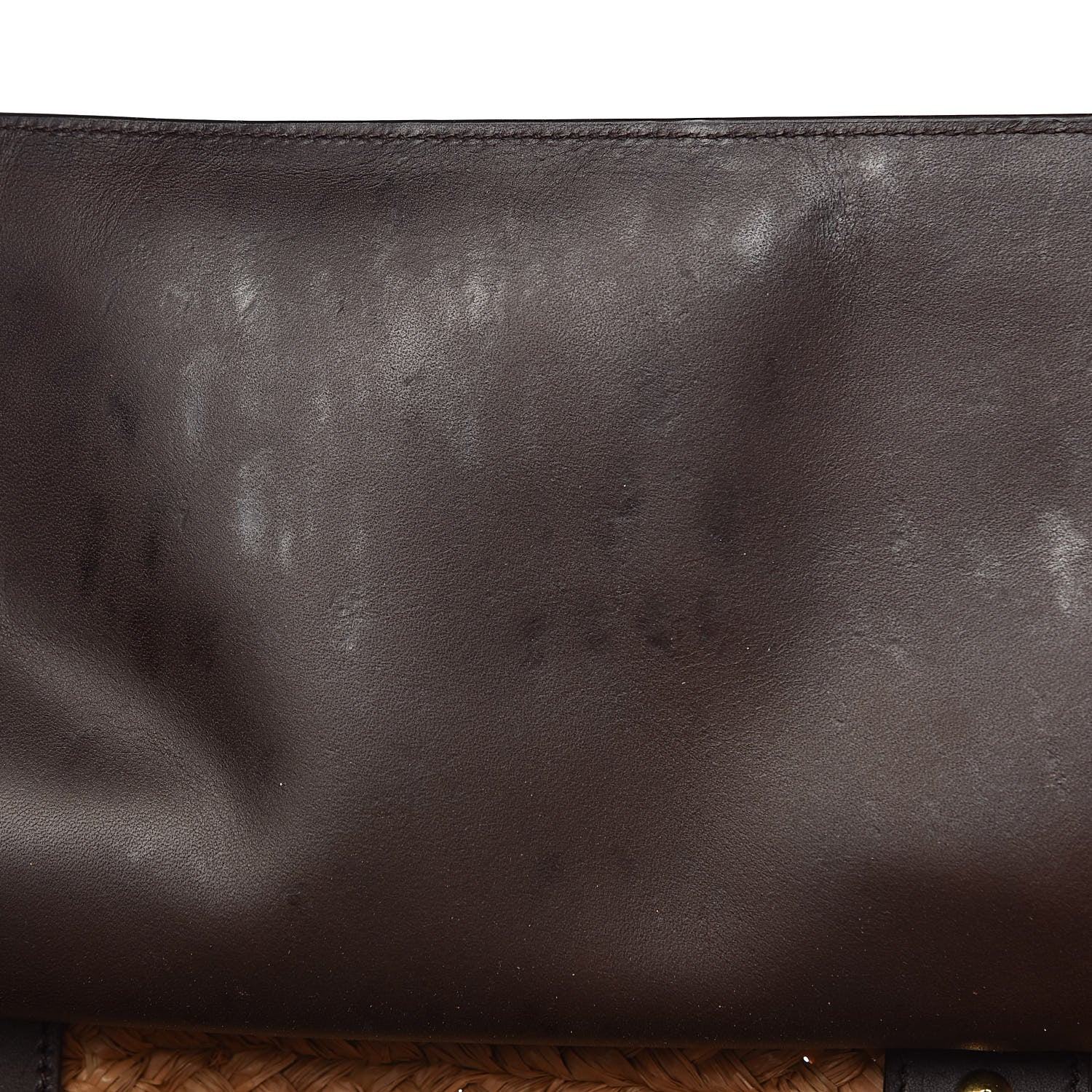 Saint Laurent Raffia Calfskin Medium Panier Tote 7 of 10