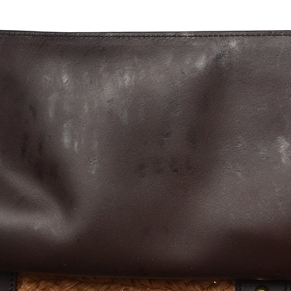 Saint Laurent Raffia Calfskin Medium Panier Tote 7 of 10