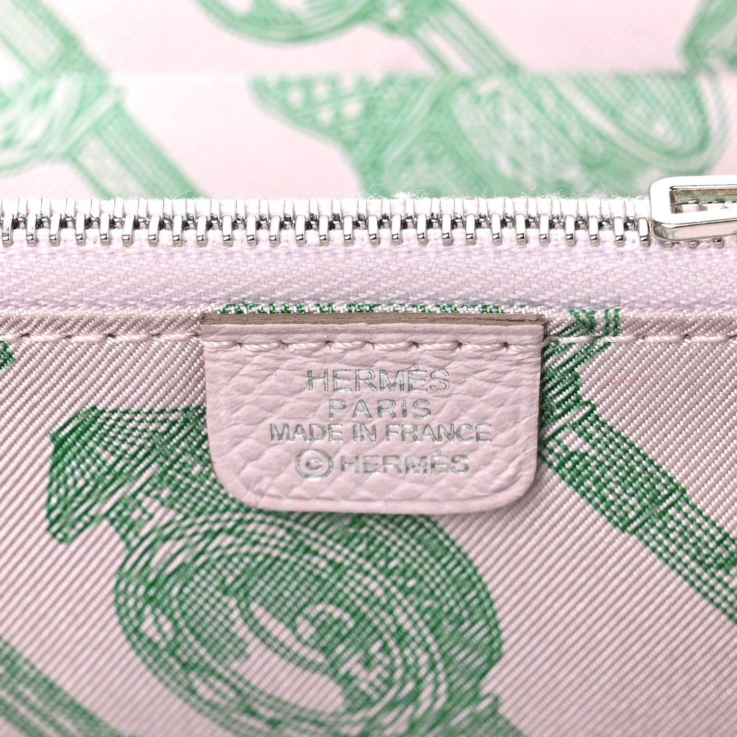 Epsom Silk'In Compact Wallet Mauve Pale Rose Darling Vert Vertigo