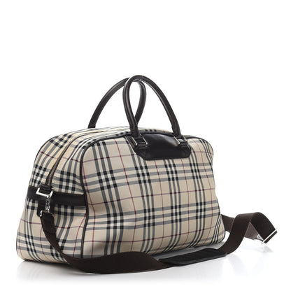 Burberry House Check Travel Bag Dark Brown 2 of 8