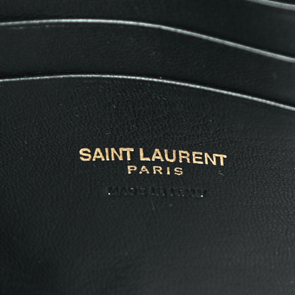 Saint Laurent Calfskin Heart Leopard Print Monogram Mini Lou Camera Bag Toffee 7 of 10