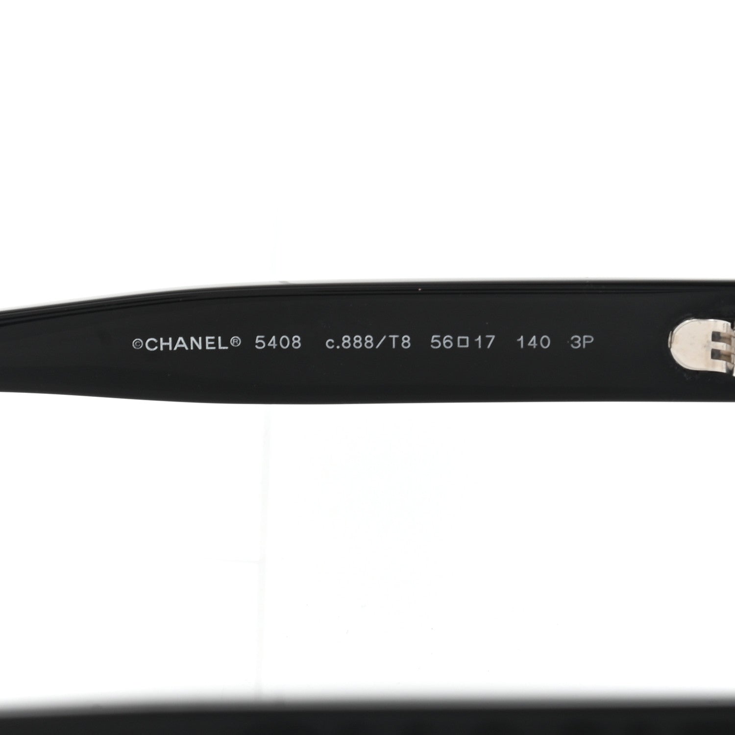 Chanel Acetate Polarized Square Sunglasses 5408 Black 7 of 9