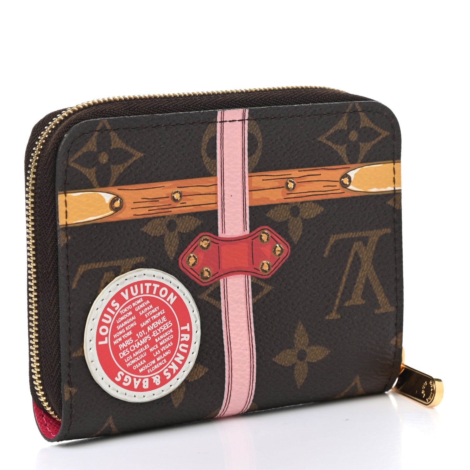 Louis Vuitton Monogram Summer Trunks Zippy Coin Purse 3 of 7