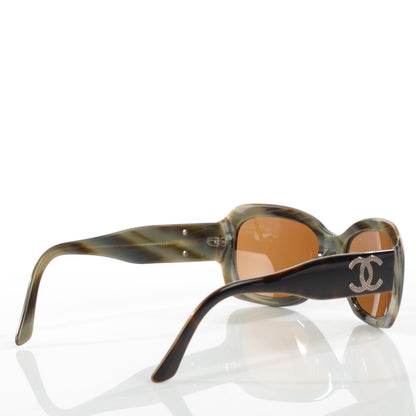 Chanel Studded CC Sunglasses 5102 Tortoise 2 of 8