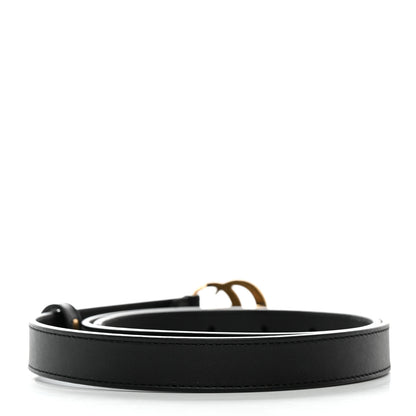 Gucci Calfskin Double G 20mm Belt 80 32 Black 2 of 5