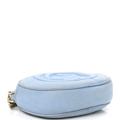 Gucci Vitello Range Mini Soho Chain Bag Mineral Blue 4 of 10