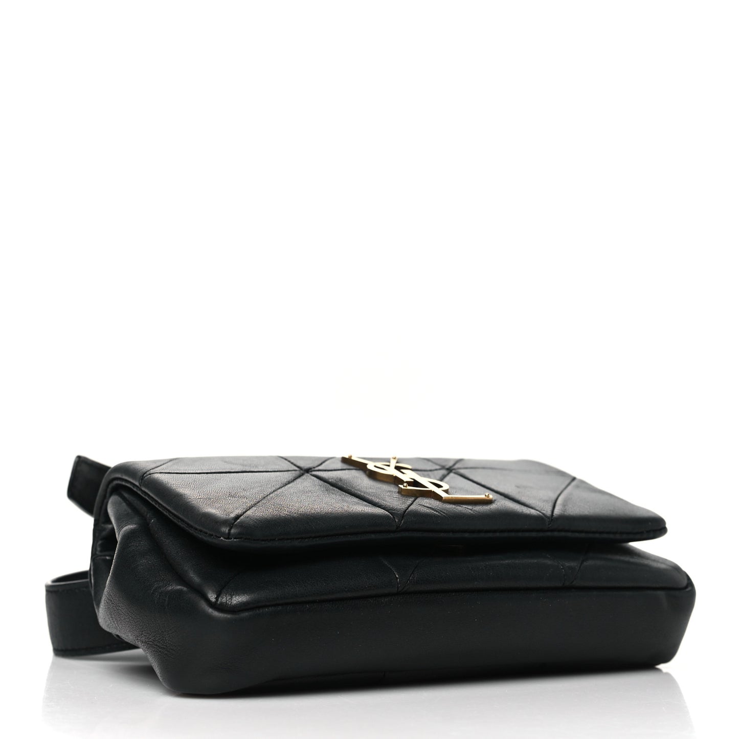 Lambskin Monogram Jamie Belt Bag Black