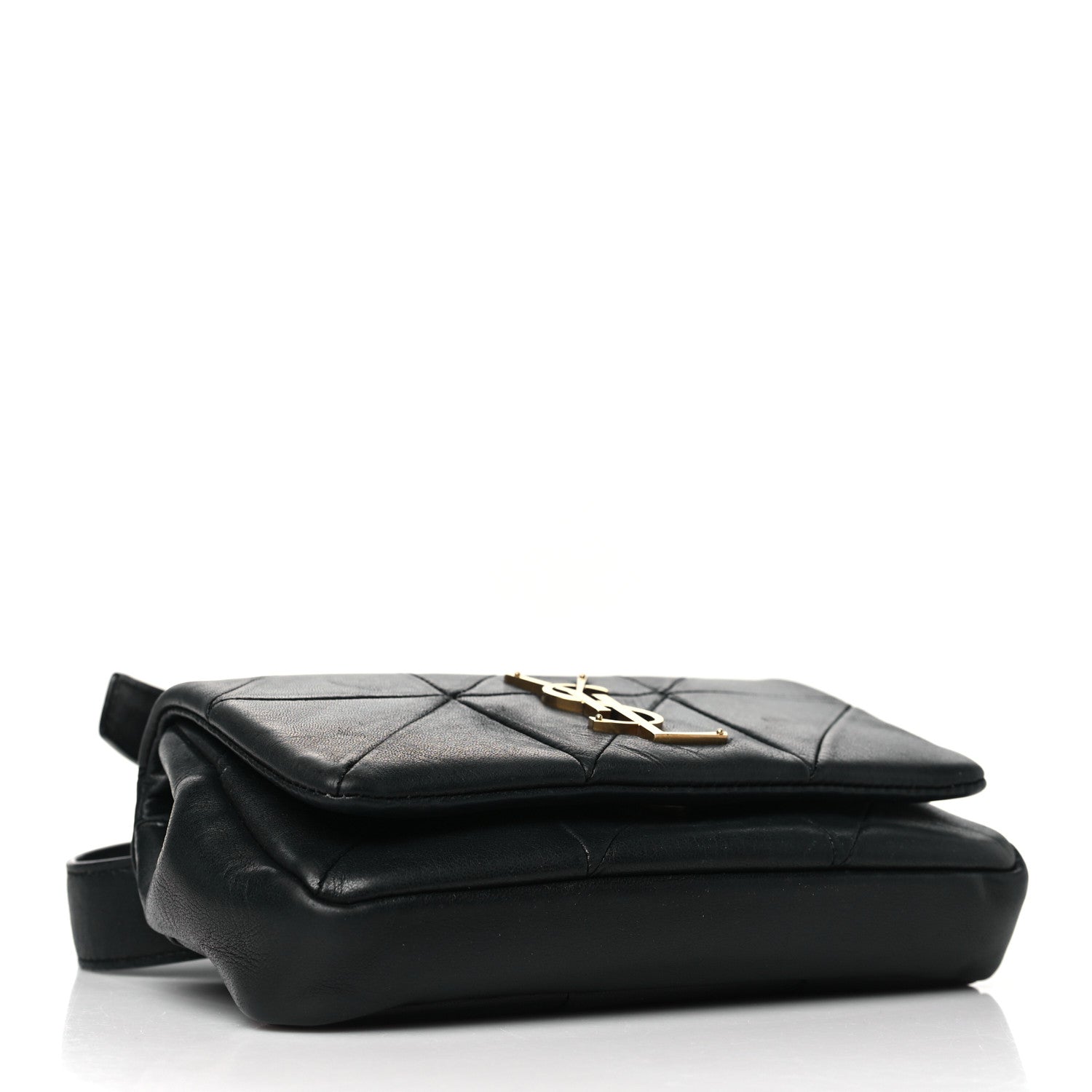 Saint Laurent Lambskin Monogram Jamie Belt Bag Black 4 of 10