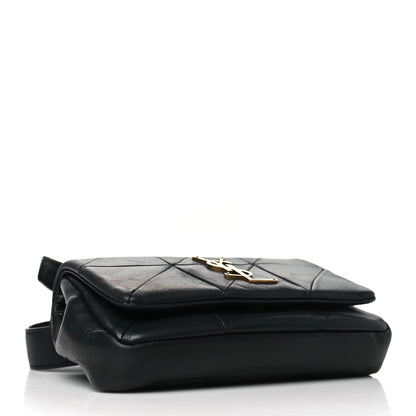 Saint Laurent Lambskin Monogram Jamie Belt Bag Black 4 of 10