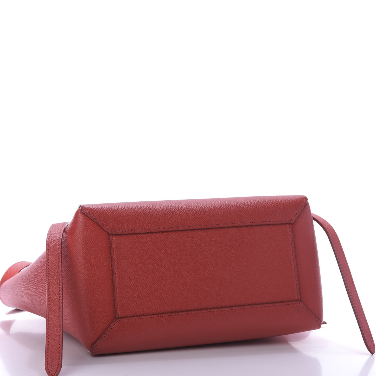 Baby Grained Calfskin Micro Belt Bag Coquelicot
