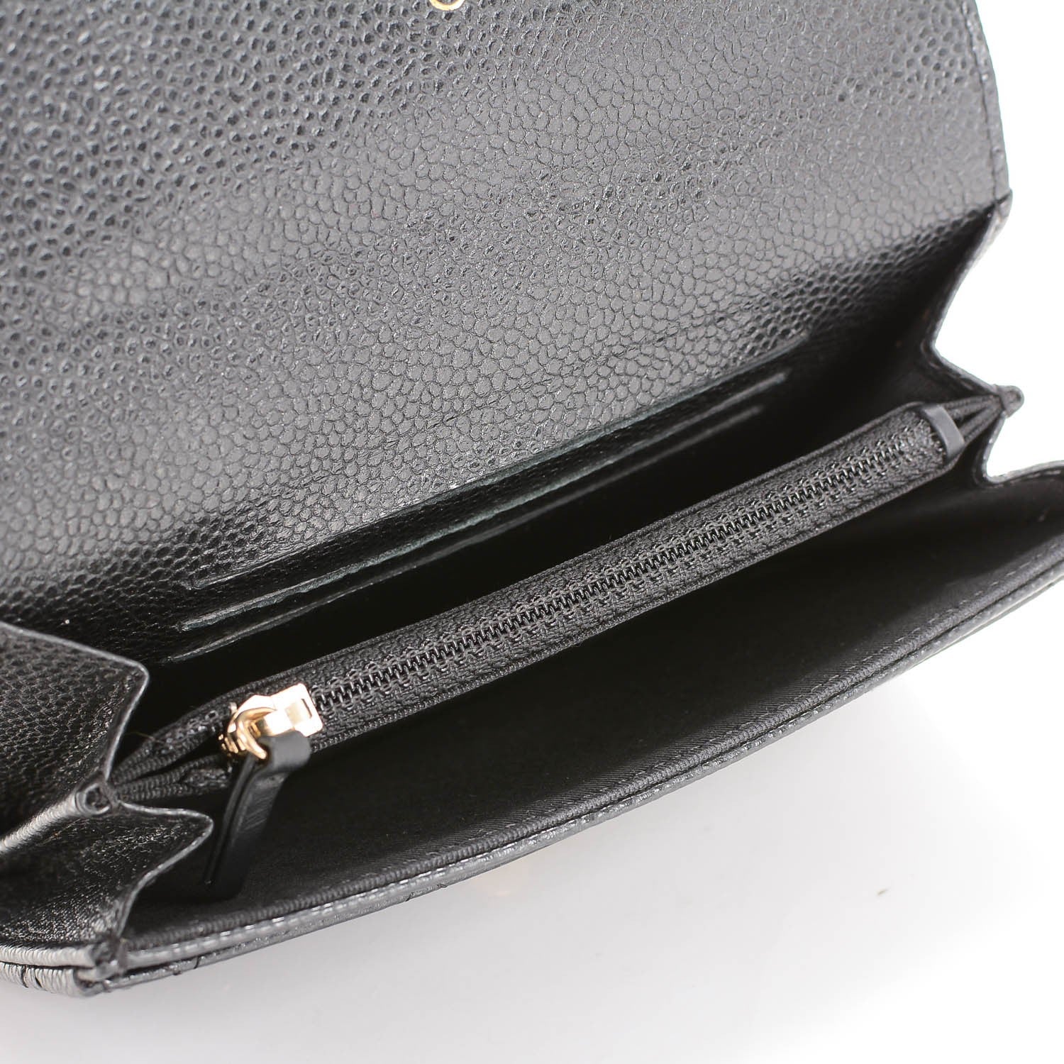 Chanel Caviar Quilted Small Flap Wallet Black 5 of 8