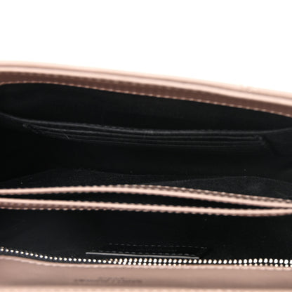 Saint Laurent Calfskin Y Quilted Monogram Toy Loulou Crossbody Bag Mink 5 of 12