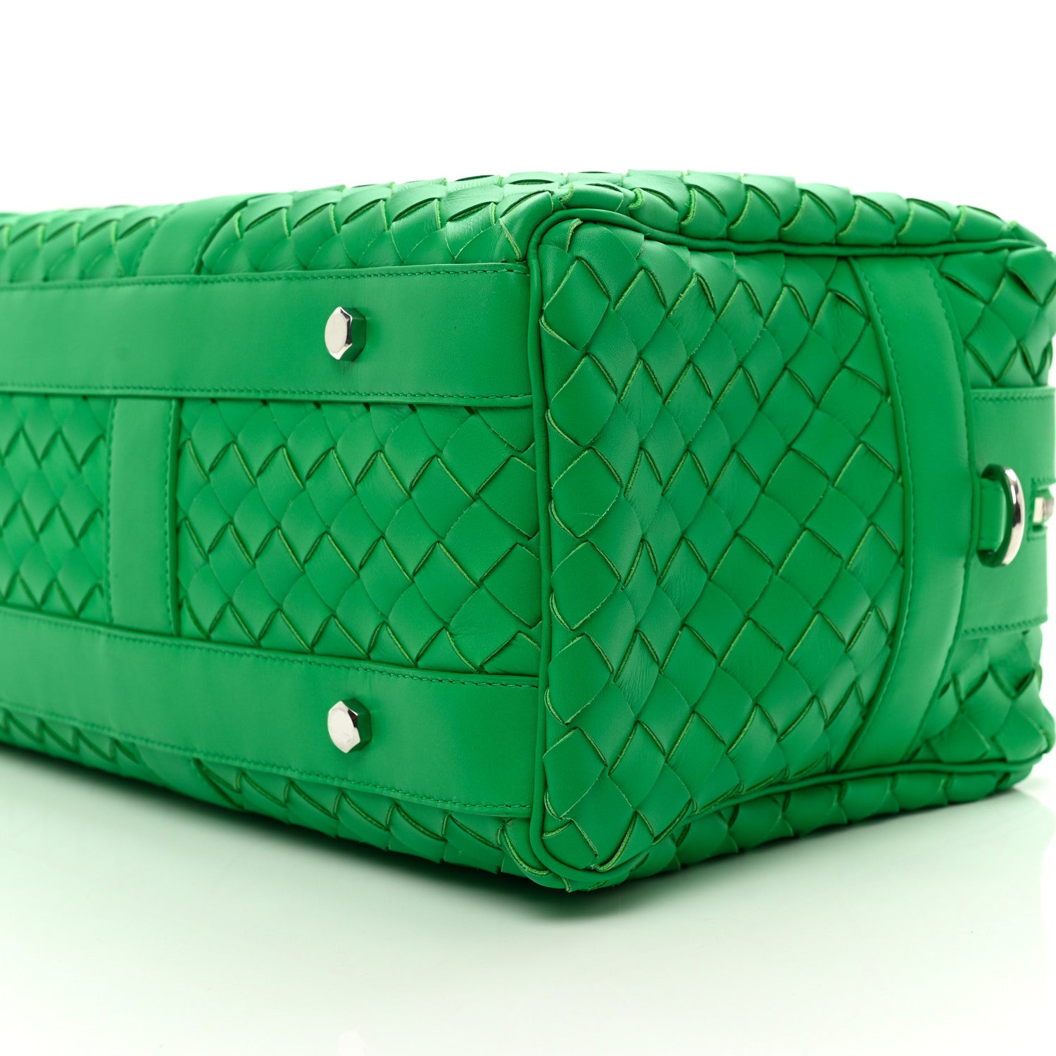 Bottega Veneta Nappa Intrecciato Large Duffle Bag Parakeet 1443186