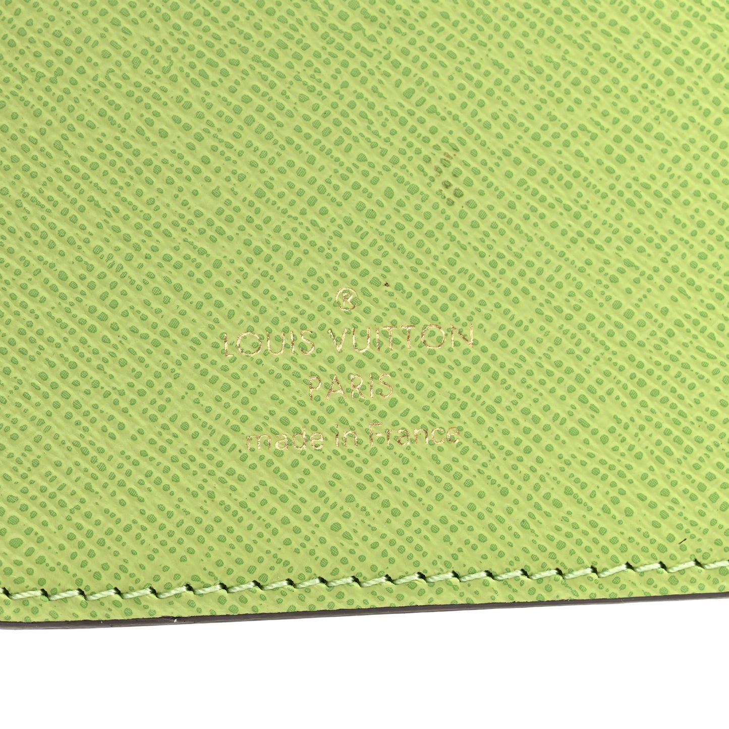 LOUIS VUITTON Monogram Villes D'Europe Notebook Cover Green