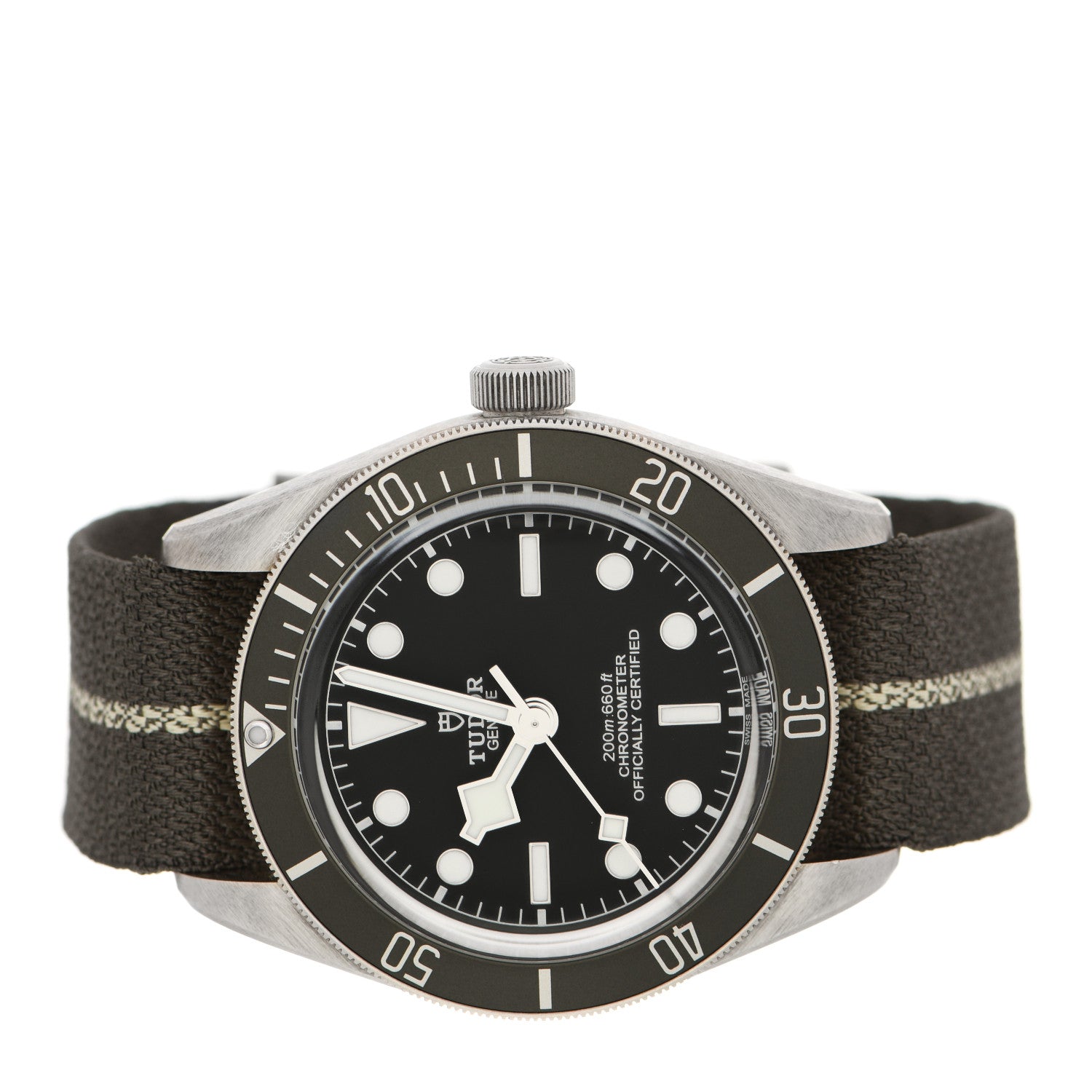 TUDOR Sterling Silver Fabric 39mm Black Bay Fifty-Eight Automatic Watch Black M79010SG 2 of 5