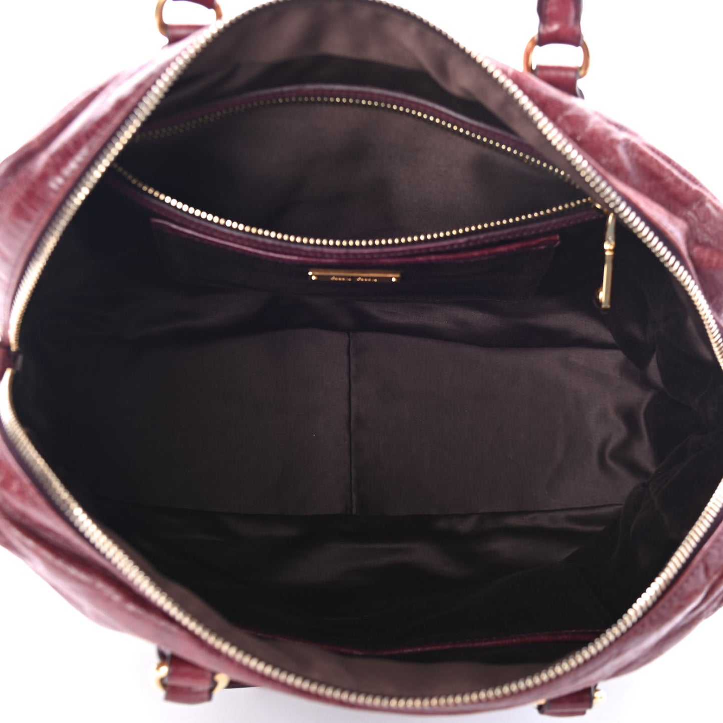 Vitello Lux Bauletto Top Handle Bowler Ribes