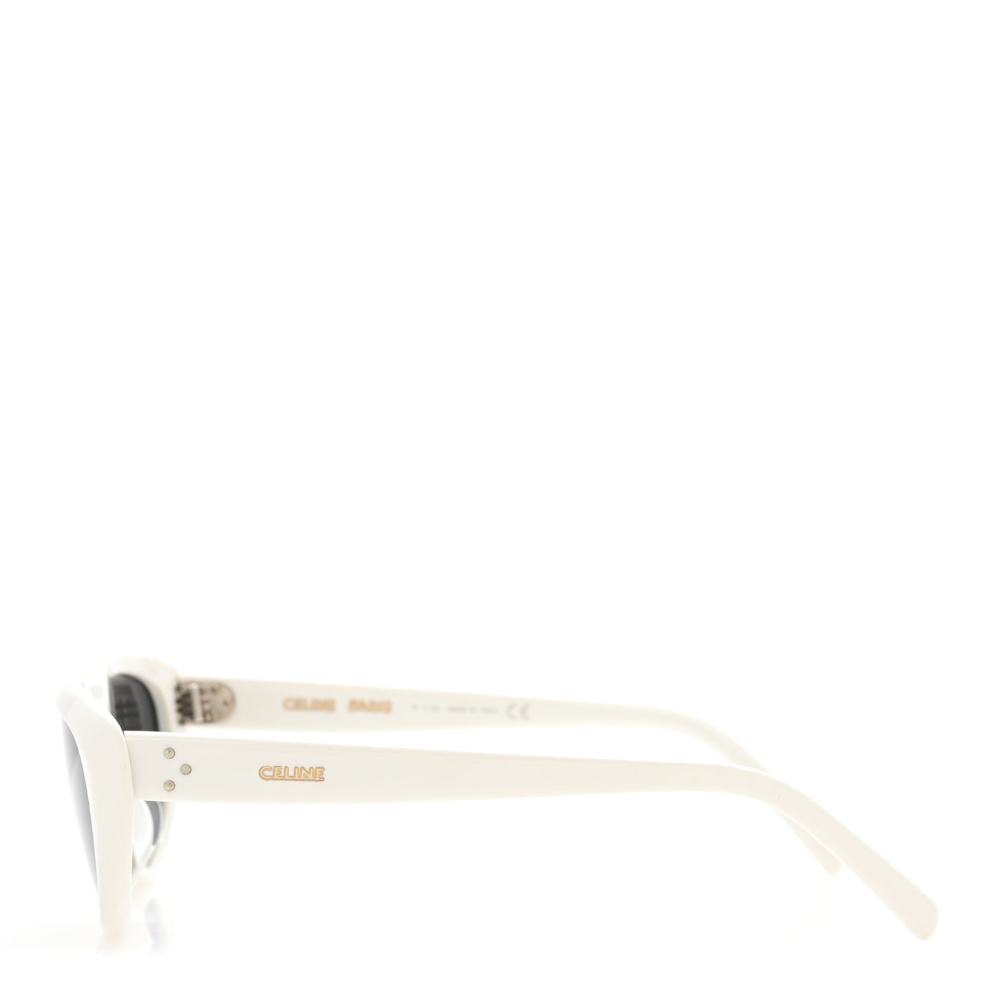 Acetate Cat Eye Sunglasses CL40220U White