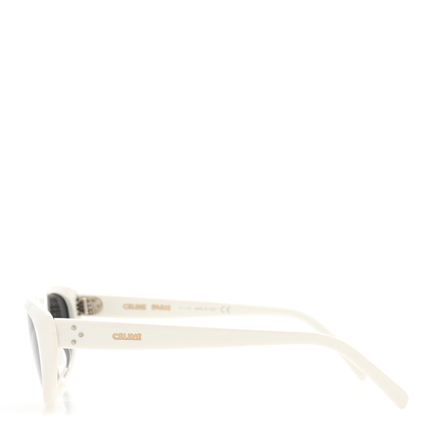 Celine Acetate Cat Eye Sunglasses CL40220U White 3 of 9