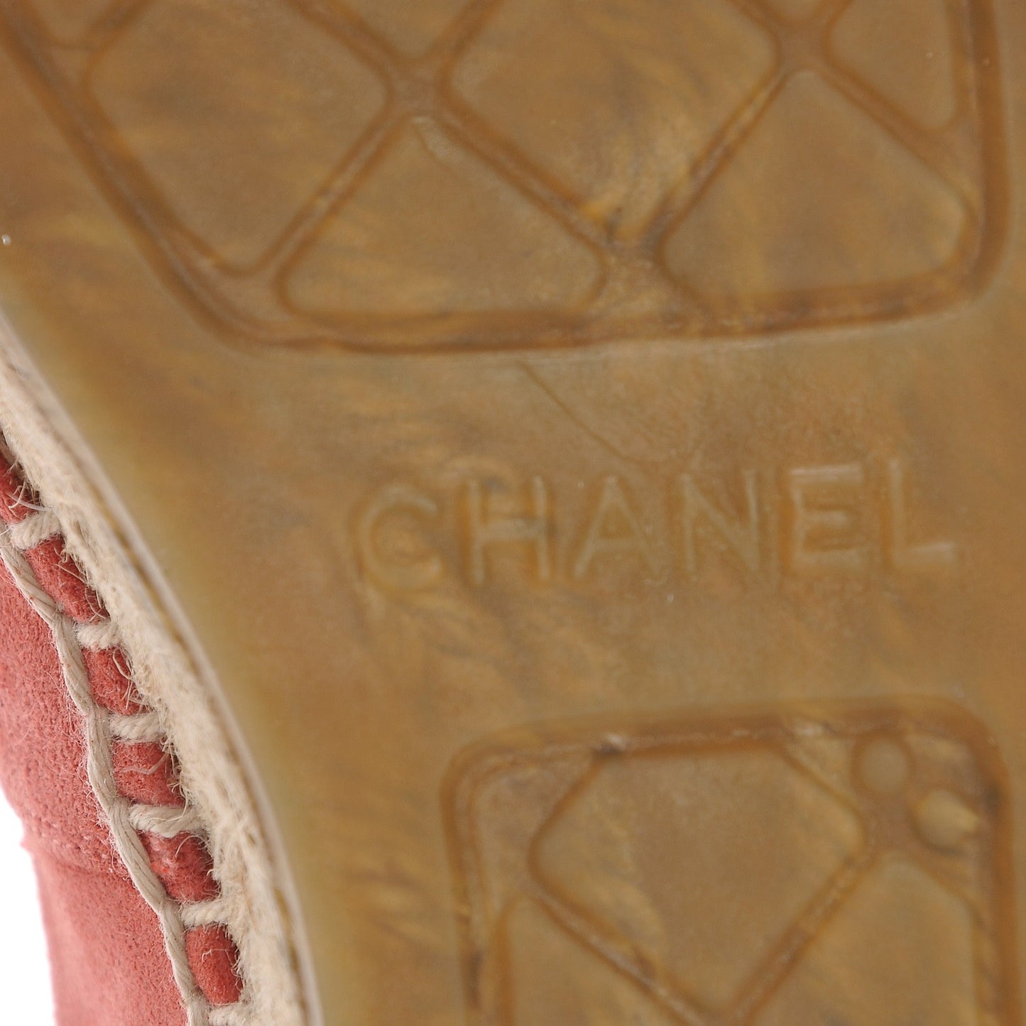 Suede Pearl CC Espadrilles 36 Pink