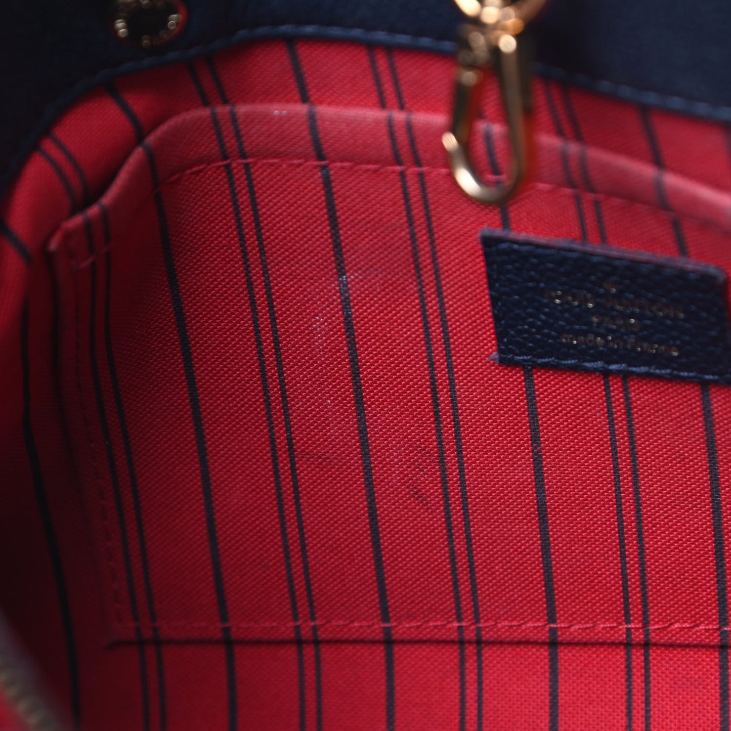 Empreinte Montaigne BB Marine Rouge