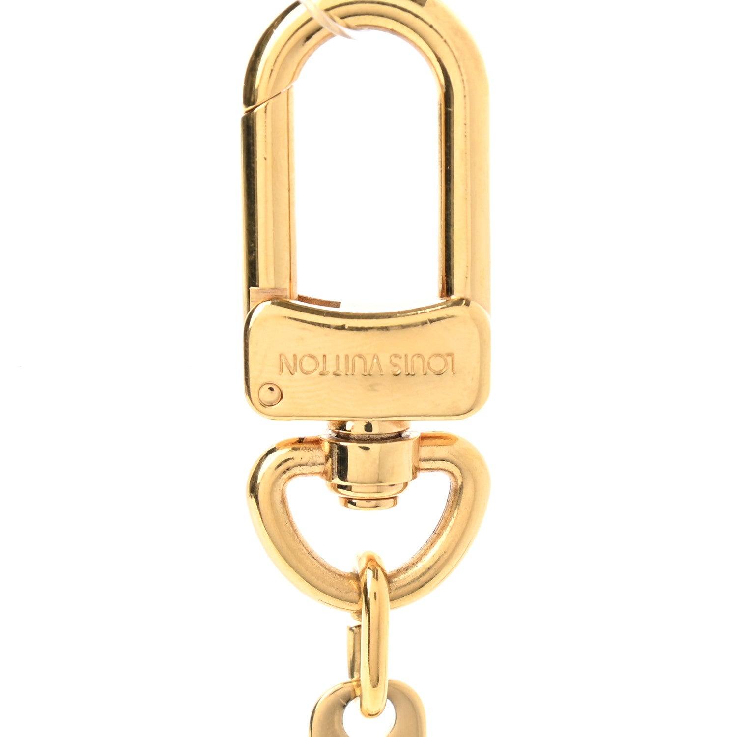 Louis Vuitton Pochette Extender Key Ring Gold 3 of 4