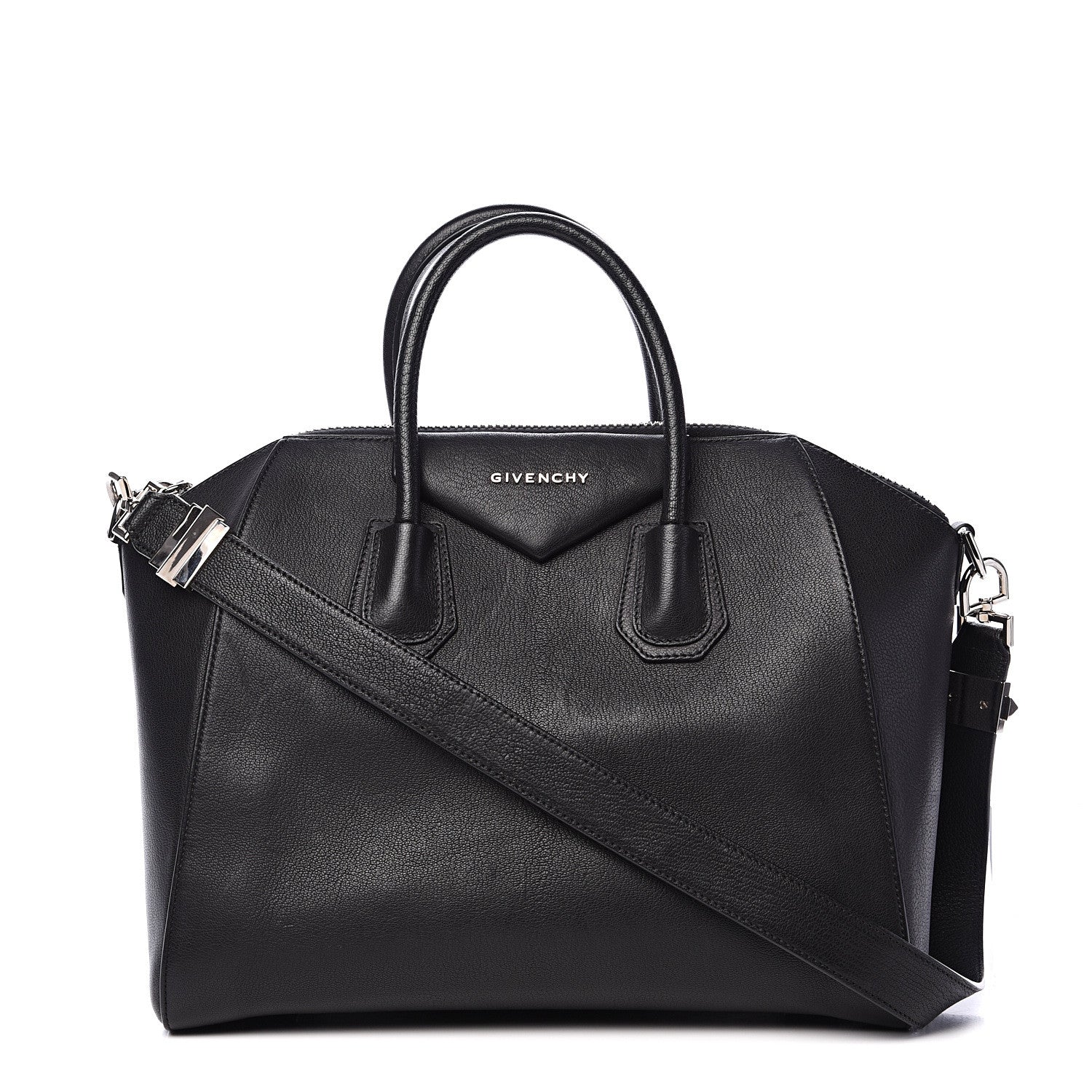 Givenchy Sugar Goatskin Medium Antigona Black 1 of 17