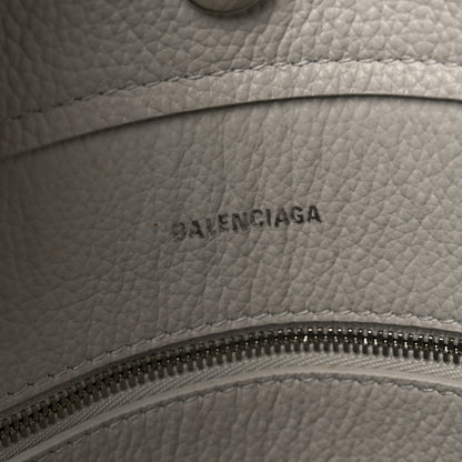 Balenciaga Grained Calfskin XS Everyday North South Shoulder Tote Bag White 6 of 9