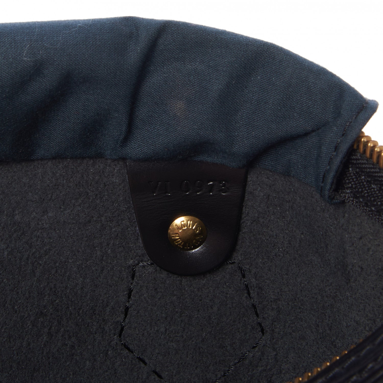 Louis Vuitton Epi Speedy 25 Black 9 of 11