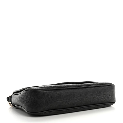 Gucci Pebbled Calfskin Medium Soho Flap Crossbody Black 4 of 11