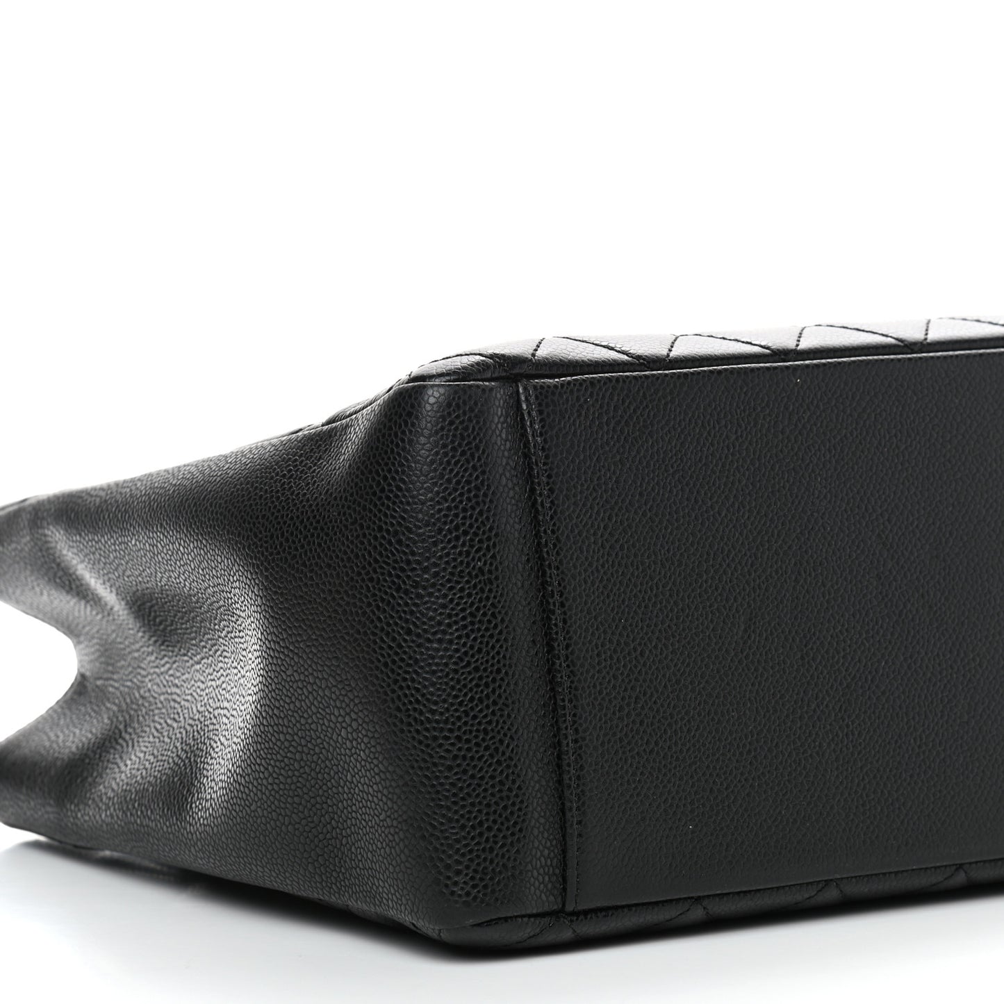 Caviar Quilted Grand Shopping Tote GST Black