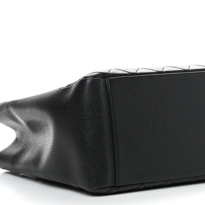 Chanel Caviar Quilted Grand Shopping Tote GST Black 8 of 10