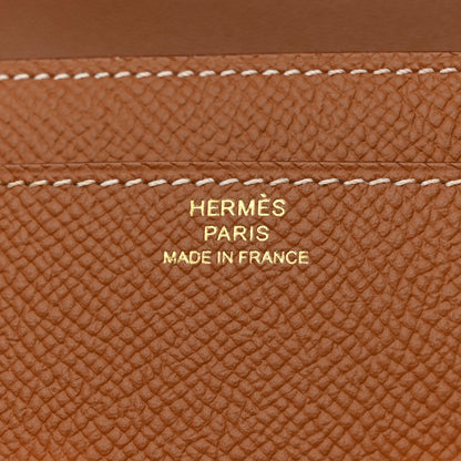 Hermes Epsom Constance Long Wallet To Go Gold 6 of 11