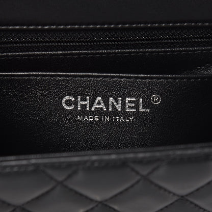 Chanel Lambskin Quilted Mini Square Flap Black 6 of 10