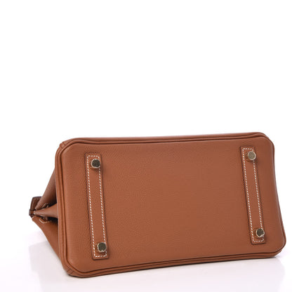 Hermes Togo Birkin 25 Gold 5 of 33