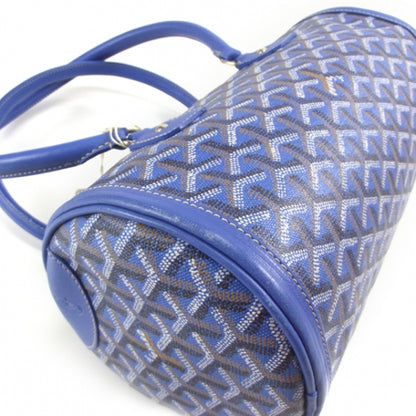 Goyard Goyardine Amakios PM Bowler Tote Bag Blue 5 of 11
