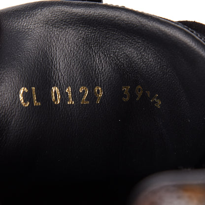Louis Vuitton Suede Monogram Run Away Sneakers 39.5 Black 9 of 10