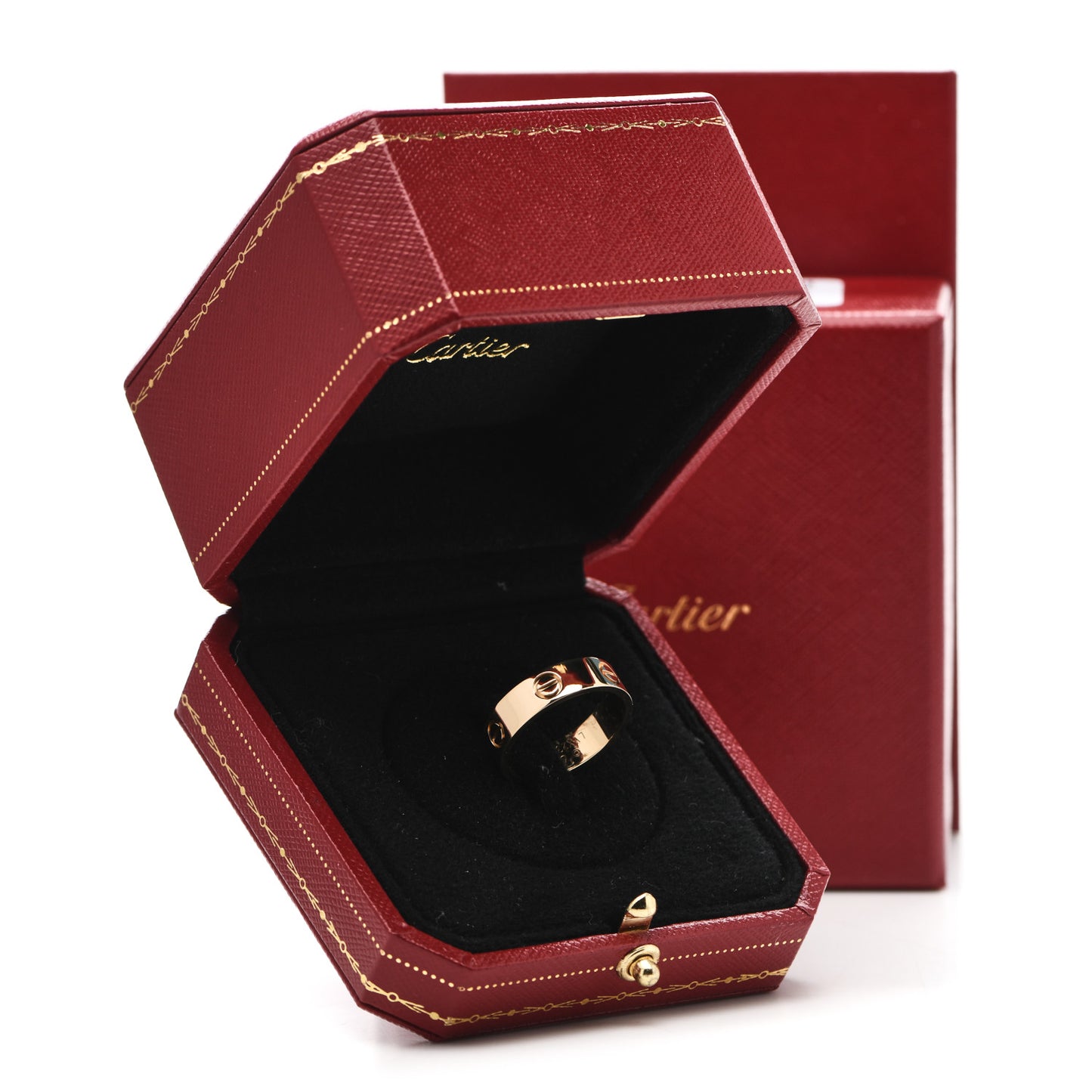 18K Yellow Gold 5.5mm LOVE Ring 57 8