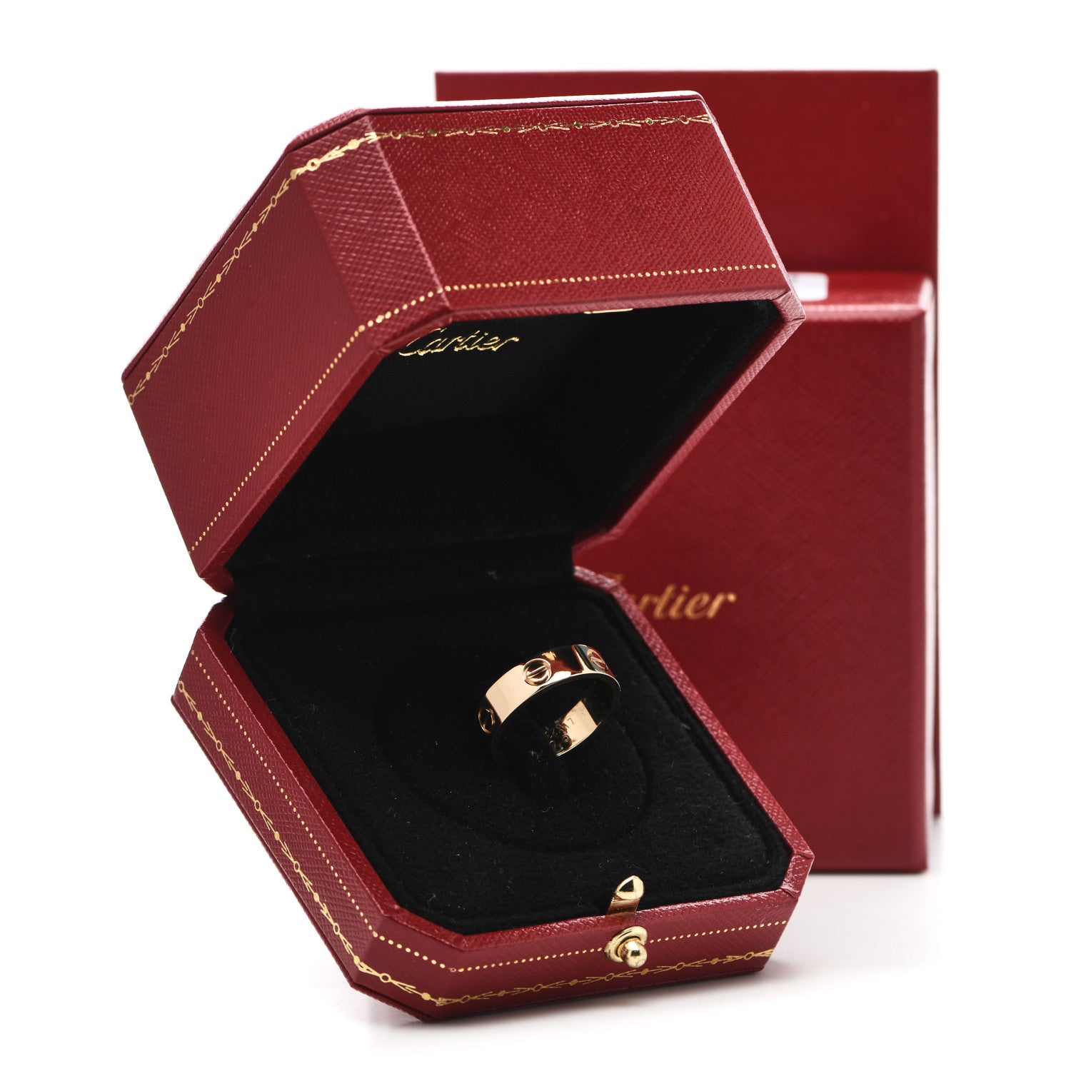 Cartier 18K Yellow Gold 5.5mm LOVE Ring 57 8 6 of 6