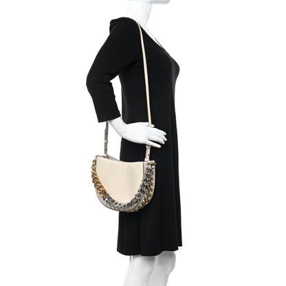 Stella McCartney Eco Alter Nappa Small Frayme Shoulder Bag White 2 of 10