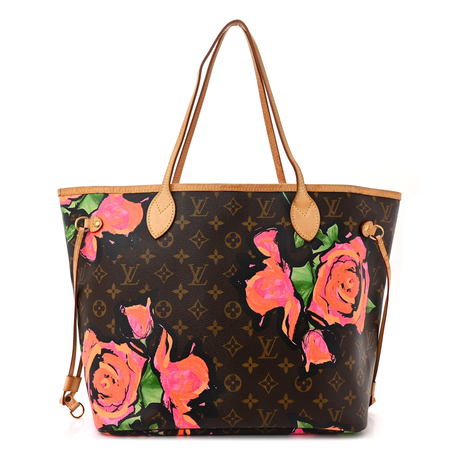 Louis Vuitton LOUIS VUITTON Monogram Roses Neverfull MM 1 of 16