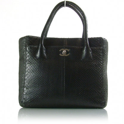 Chanel Python Cerf Shopper Black 1 of 11