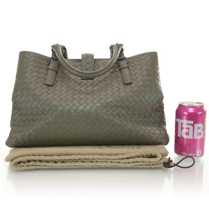 Bottega Veneta Leather Intrecciato Roma Shadow 2 of 8