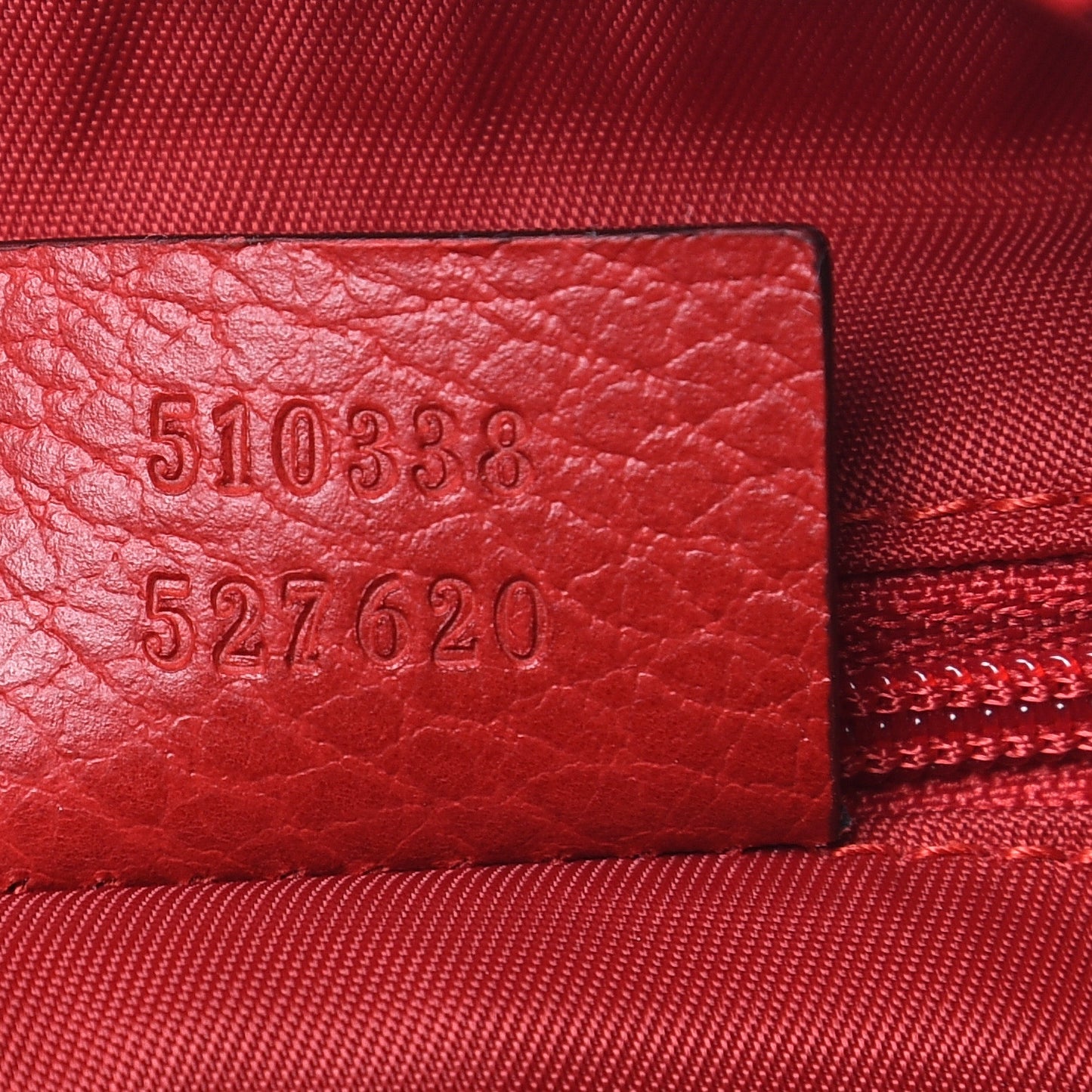 Nylon Monogram Dolmias Pouch Vibrant Red