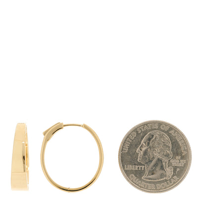 Anita Ko 18K Yellow Gold Classic Meryl Hoop Earrings 2 of 5