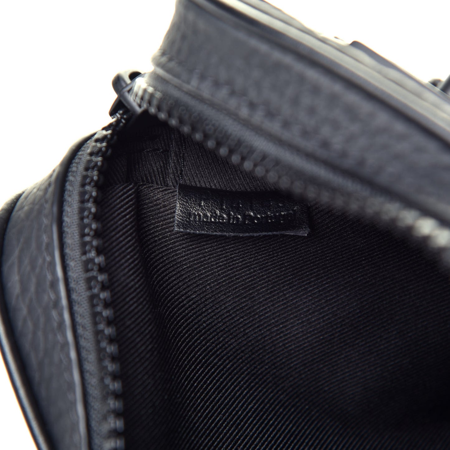 Taurillon Monogram Uniformes Solar Ray Soft Pochette Volga Belt Bag Black