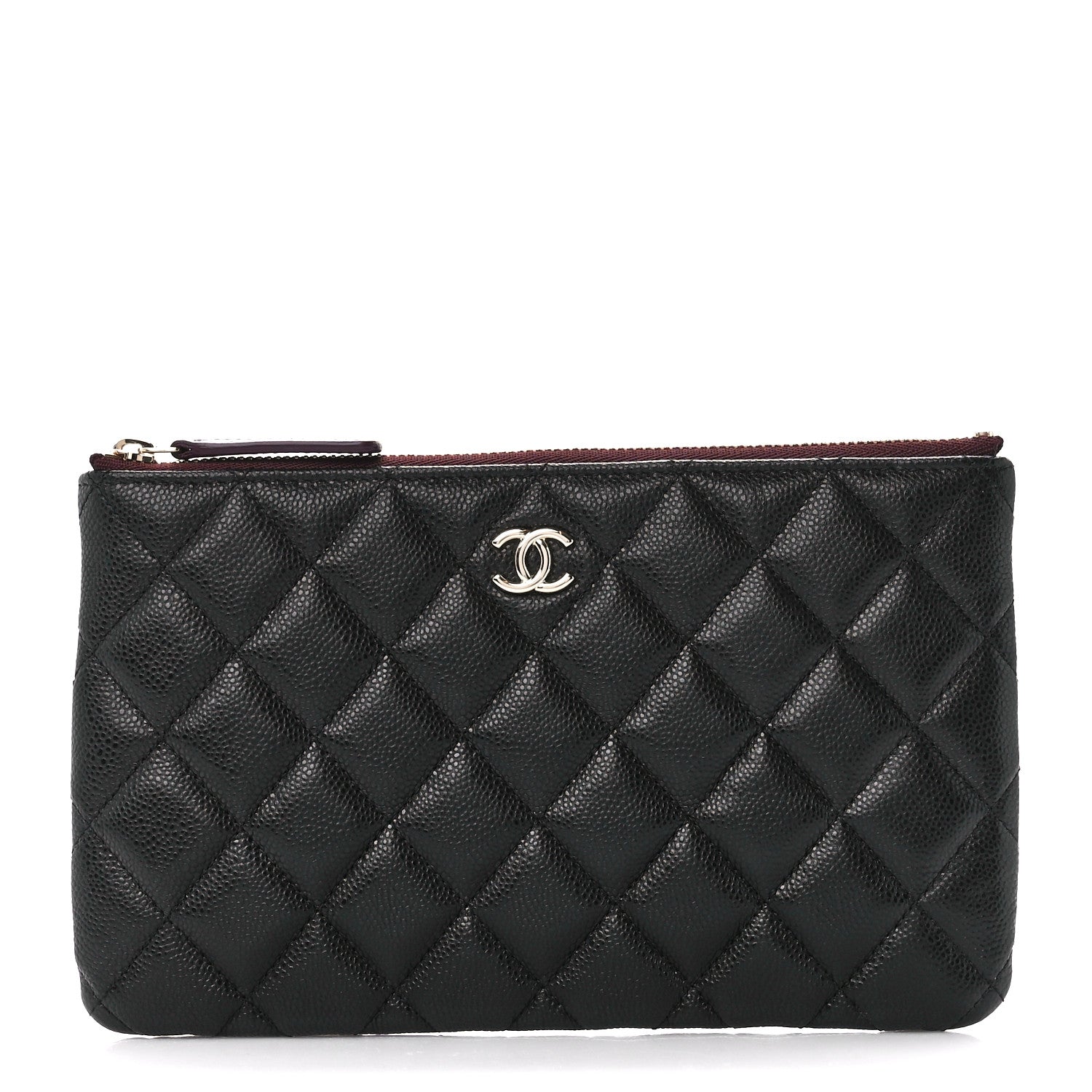 Chanel Caviar Quilted Cosmetic Case Black 1 of 11