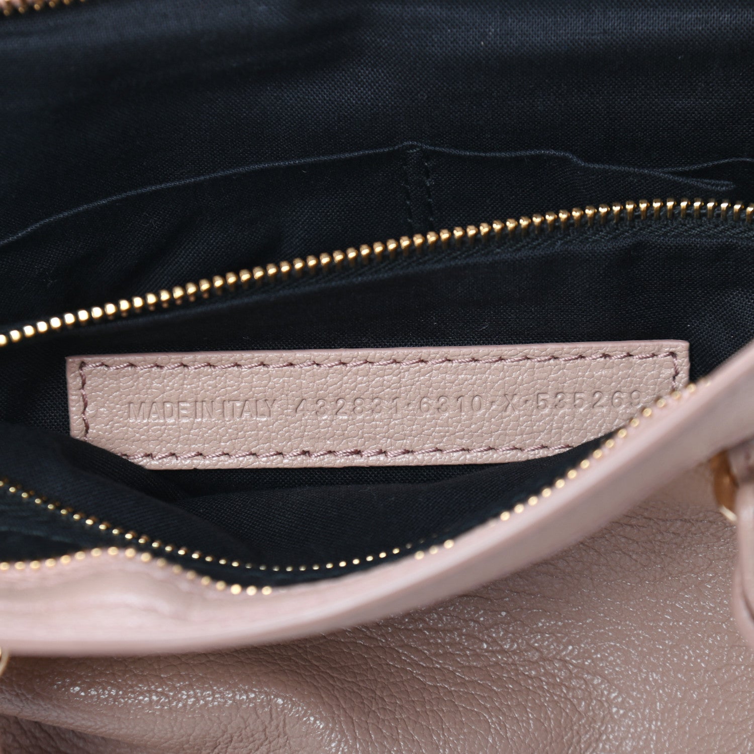 Balenciaga Chevre Gold Metallic Edge Hardware S City Rose Des Sables 7 of 9