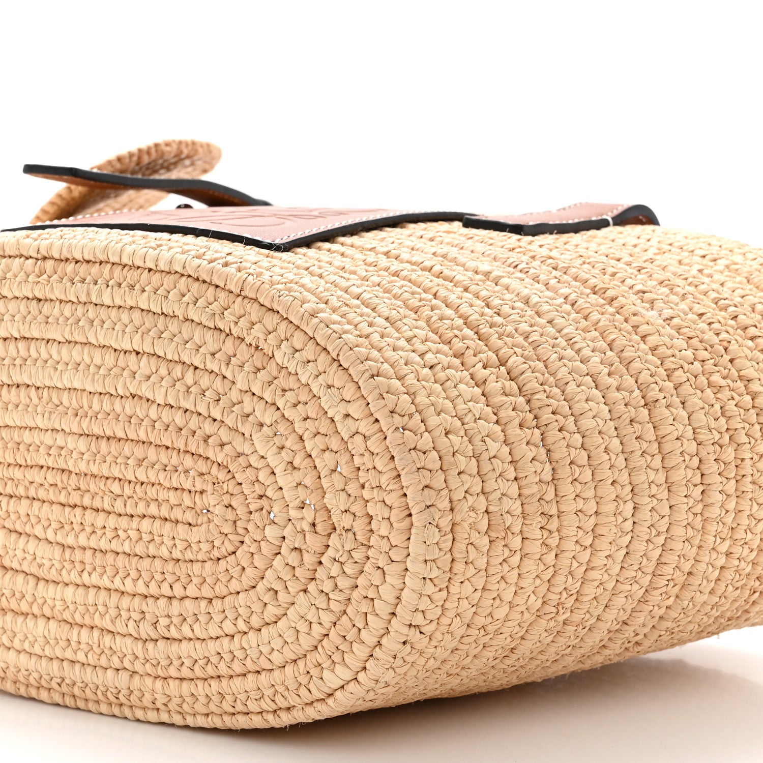 Loewe Raffia Small Elephant Basket Tote Bag Natural Tan 10 of 12
