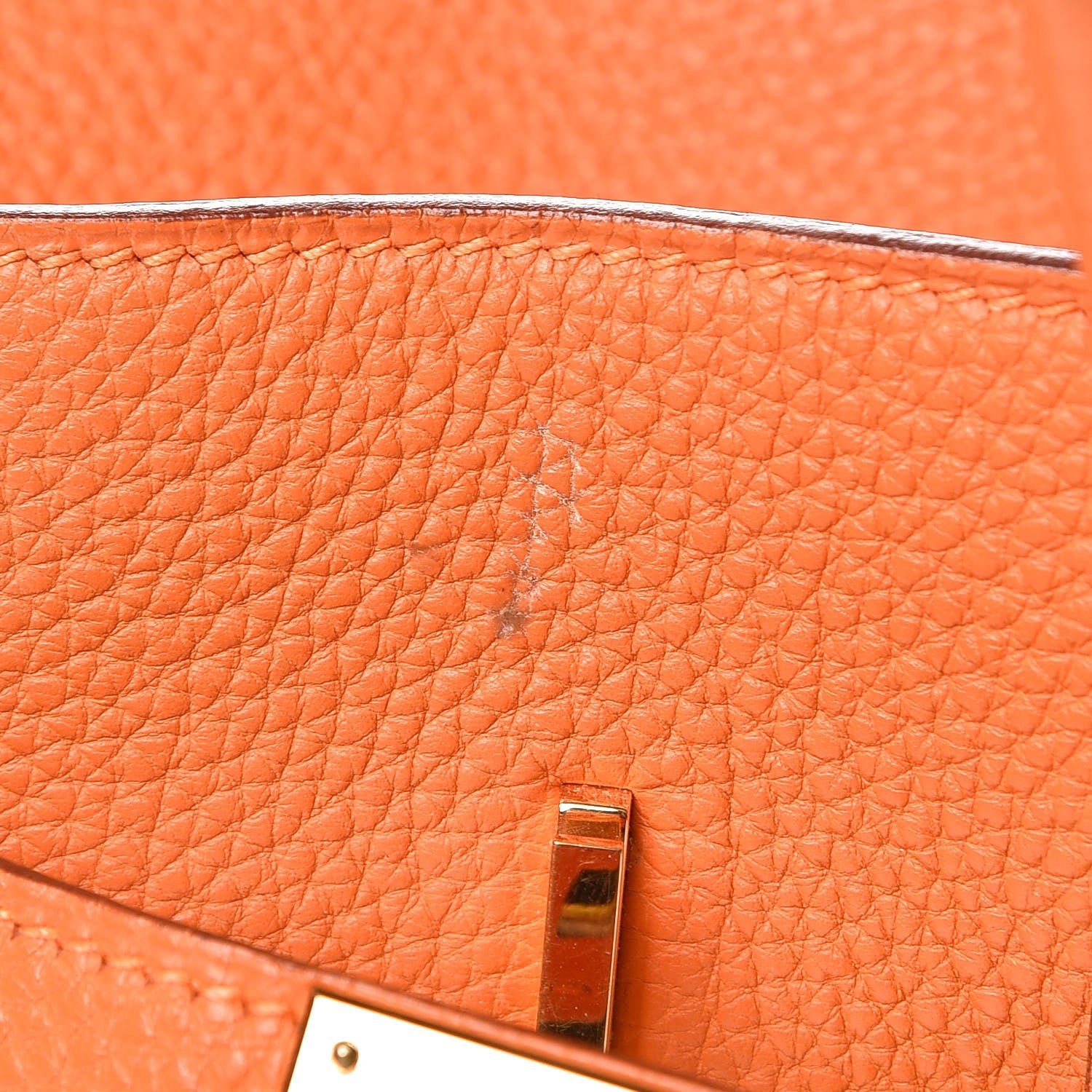 Hermes Togo Birkin 35 Orange 8 of 13