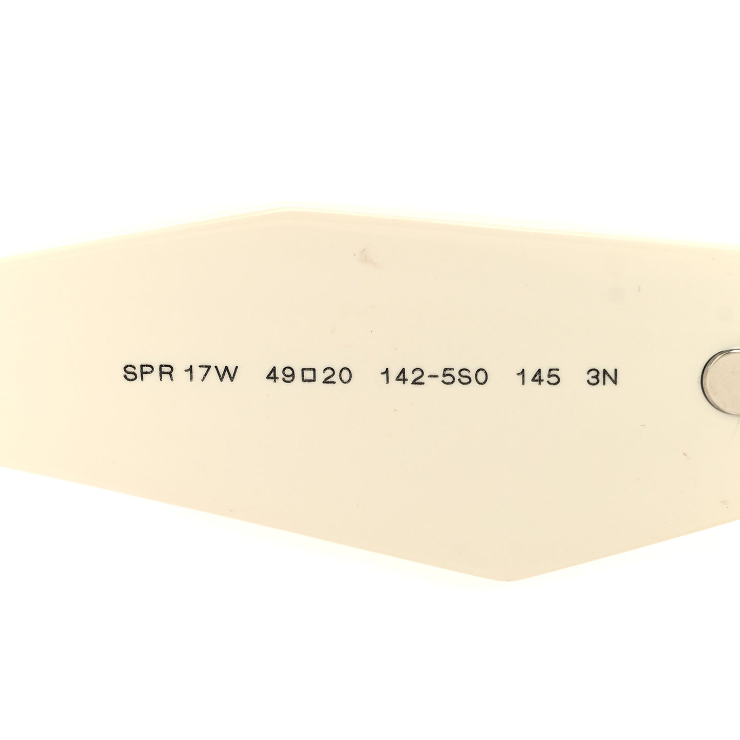 Acetate Symbole Sunglasses SPR 17W White
